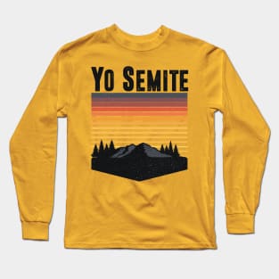 Yo Semite Trump 2020 Political Gifts Long Sleeve T-Shirt